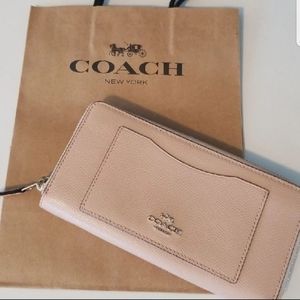 Coach Accordian Zip Wallet